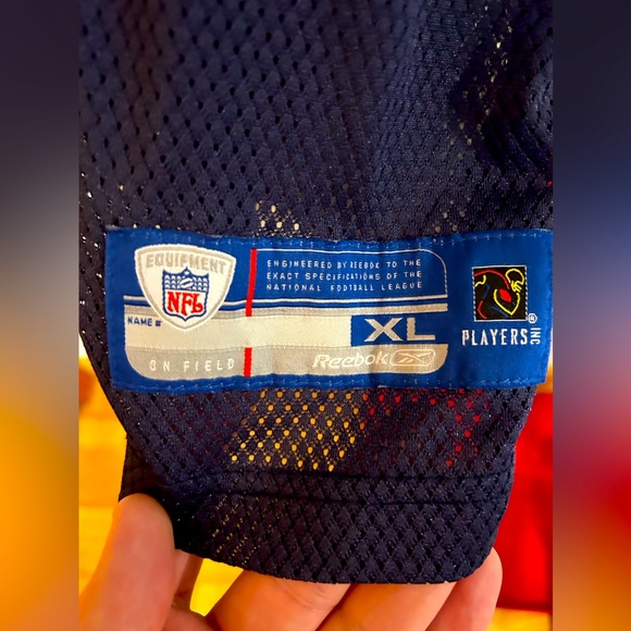 Men’s XL Reebok Rodney Harrison On Field Patriots Jersey - Picture 3 of 4